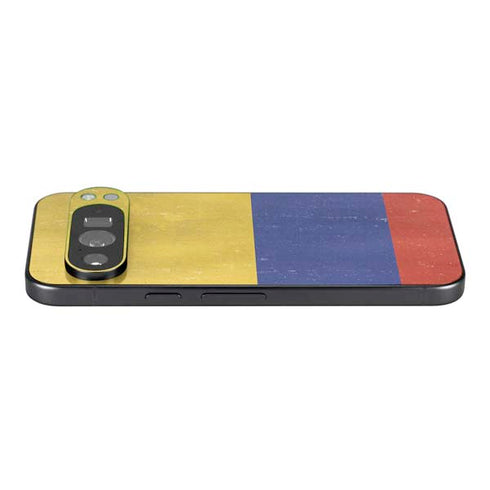 Colombia Flag Distressed Pixel 9 Pro XL Skin